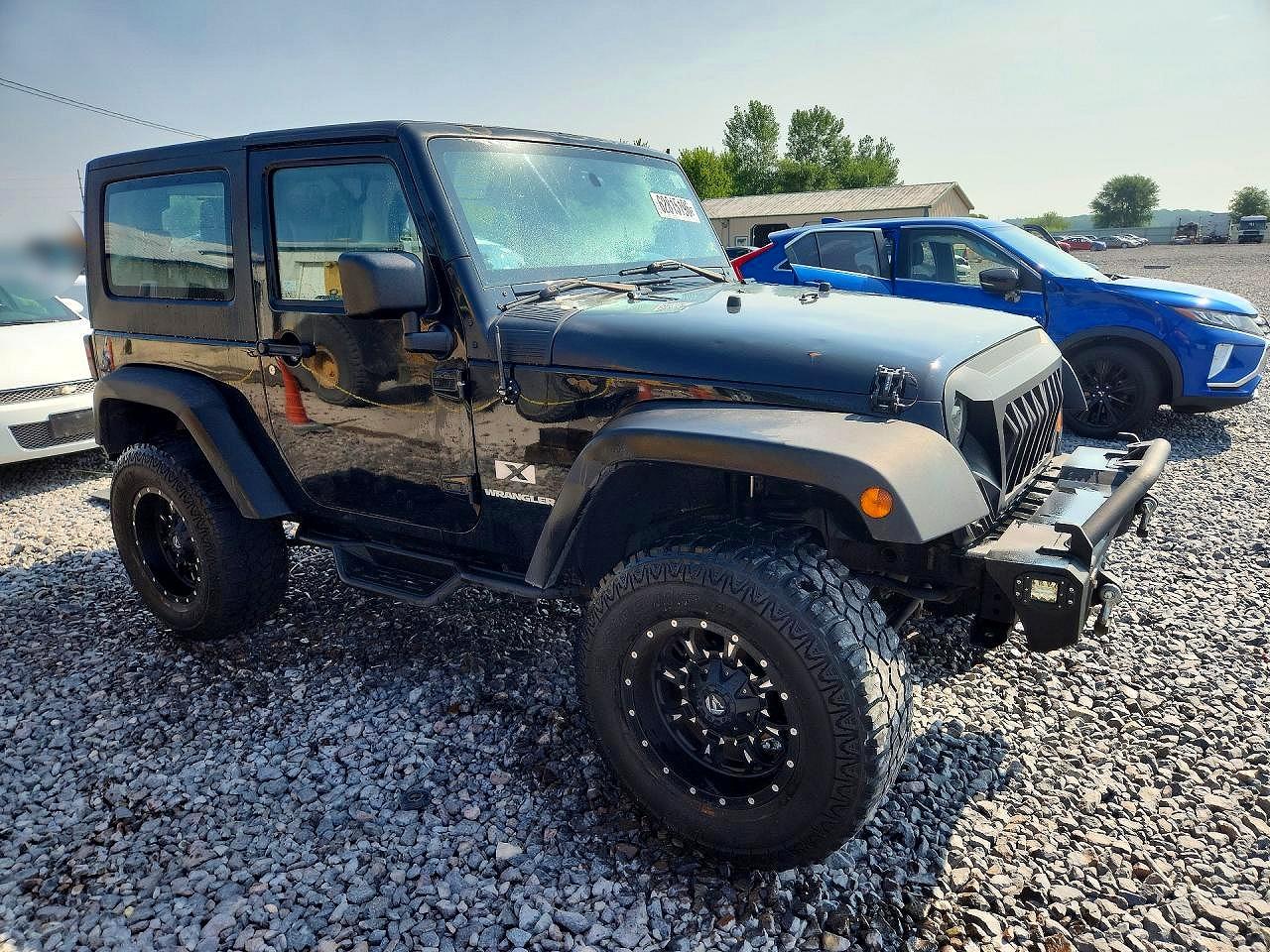 2008 Jeep Wrangler X Black vin: 1J4FA24188L546510