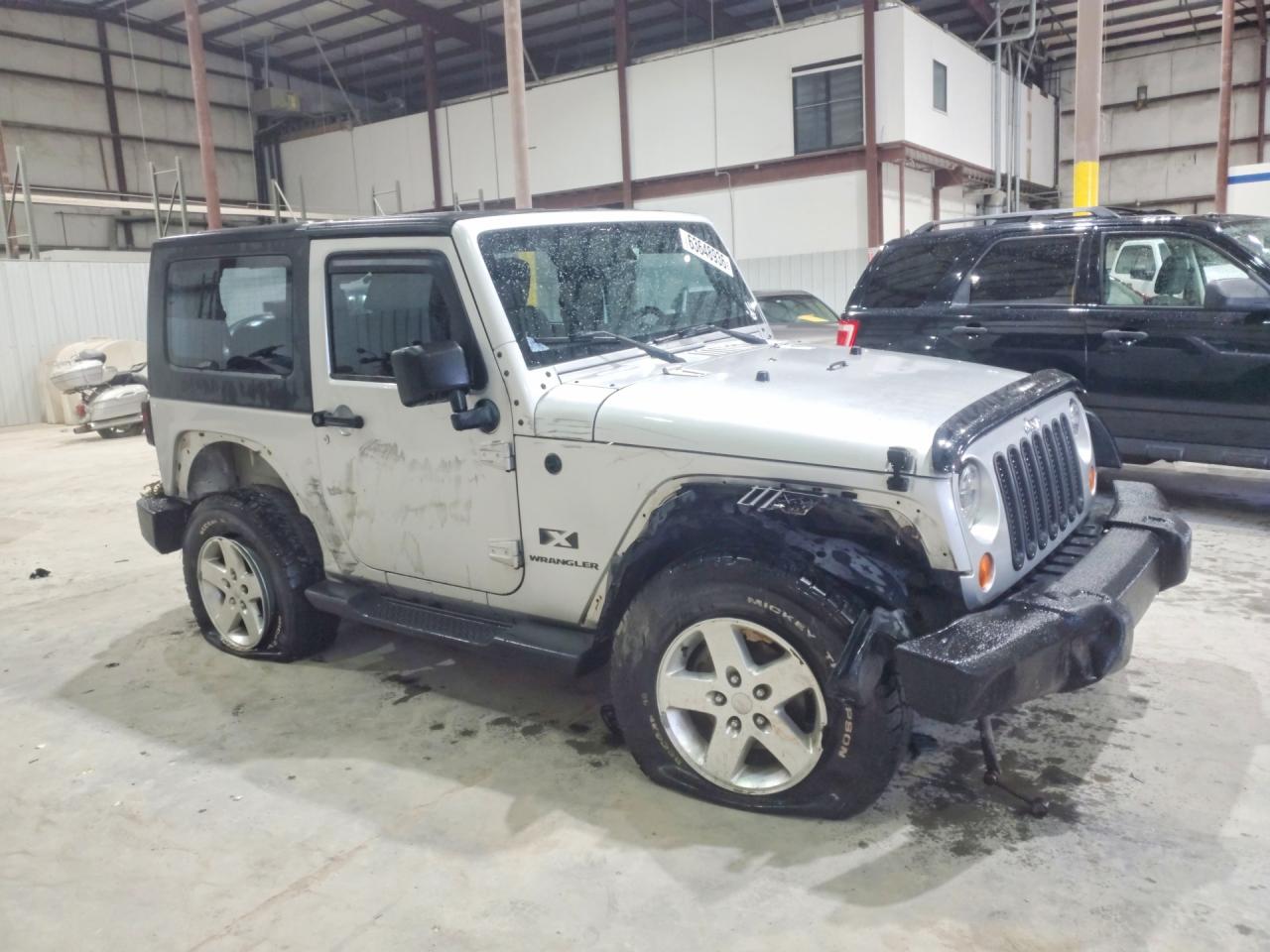 2007 Jeep Wrangler X Silver vin: 1J4FA24197L167837
