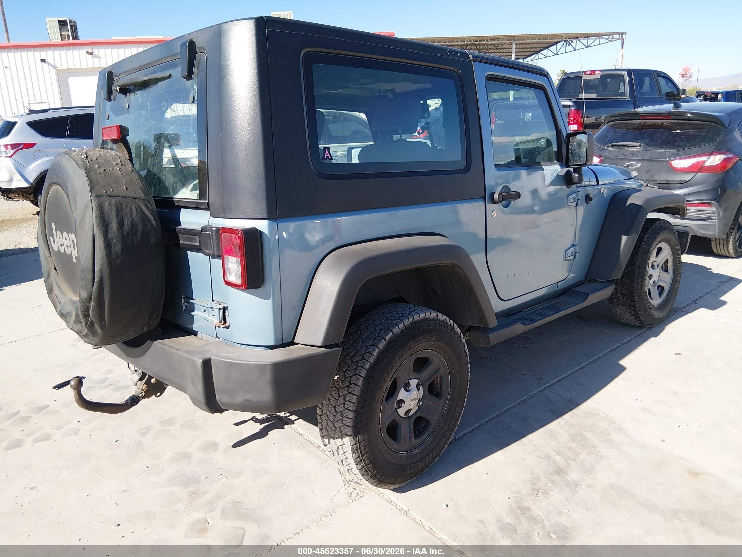 2008 Jeep Wrangler X Blue vin: 1J4FA24198L571917