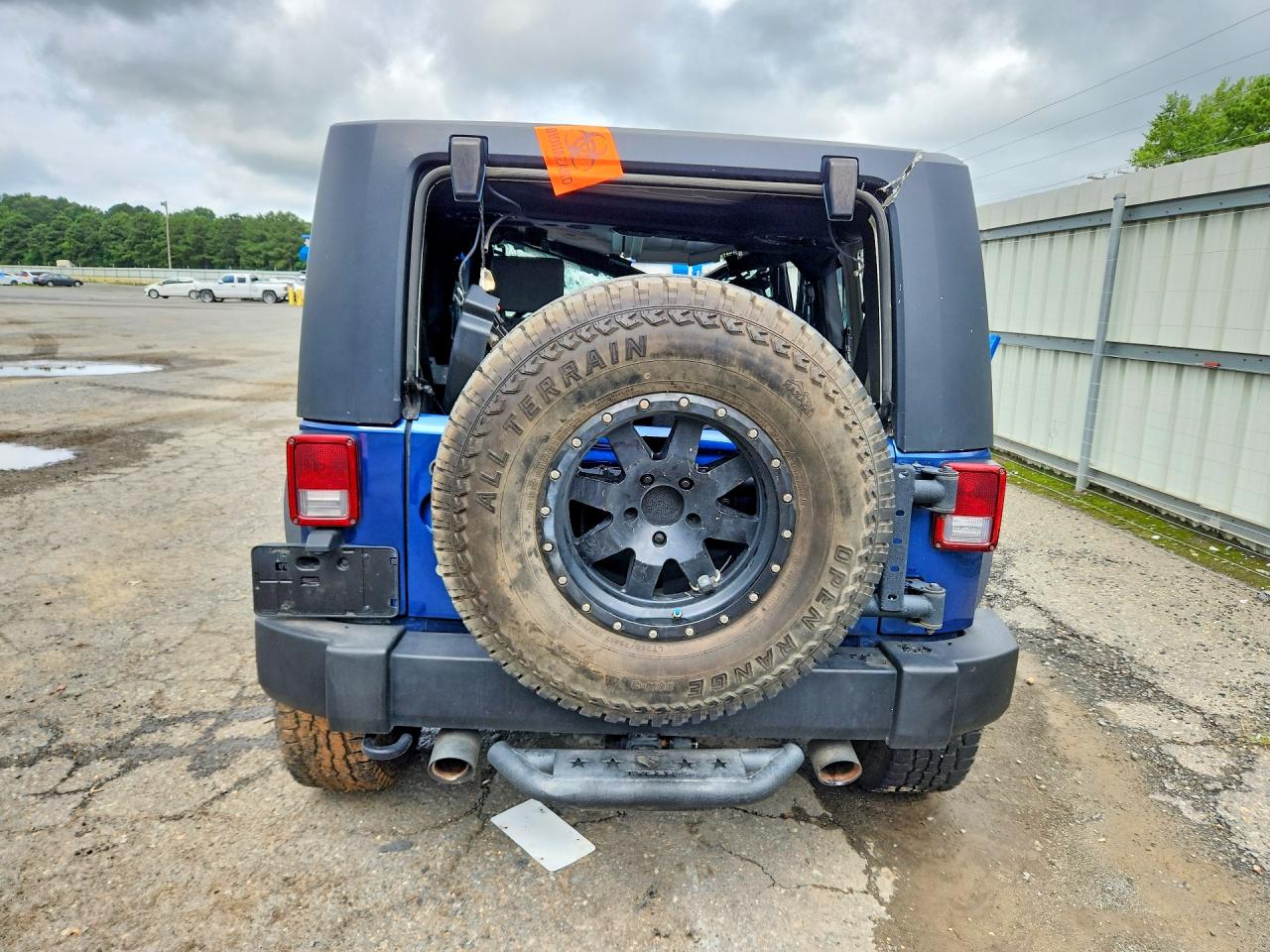 2009 Jeep Wrangler X Blue vin: 1J4FA24199L712969