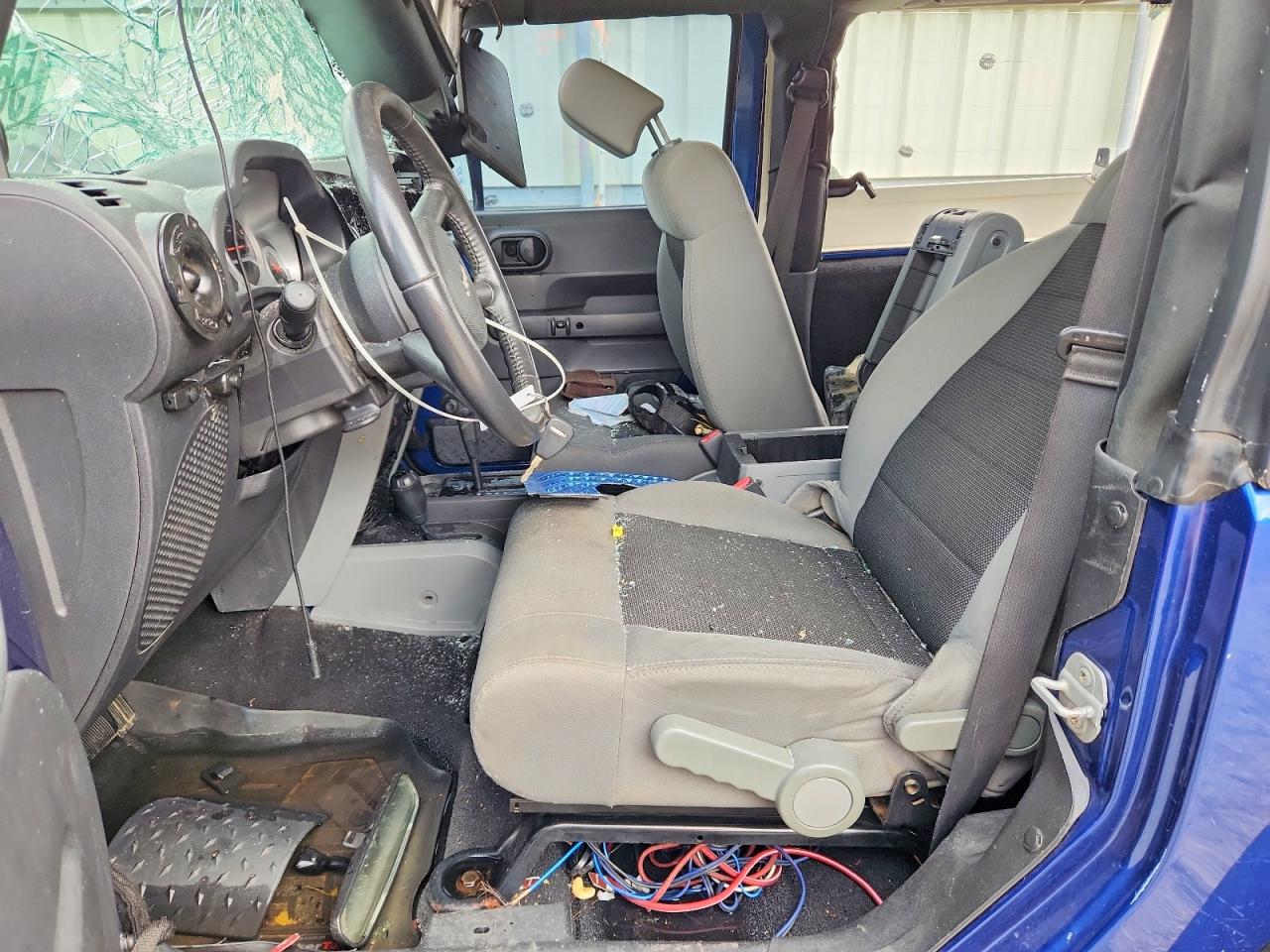 2009 Jeep Wrangler X Blue vin: 1J4FA24199L712969