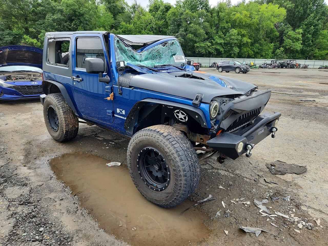 2009 Jeep Wrangler X Blue vin: 1J4FA24199L712969