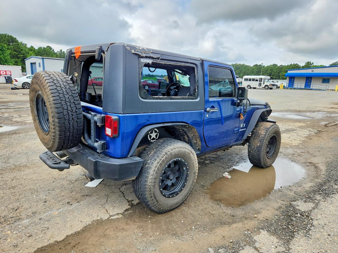 2009 Jeep Wrangler X Blue vin: 1J4FA24199L712969