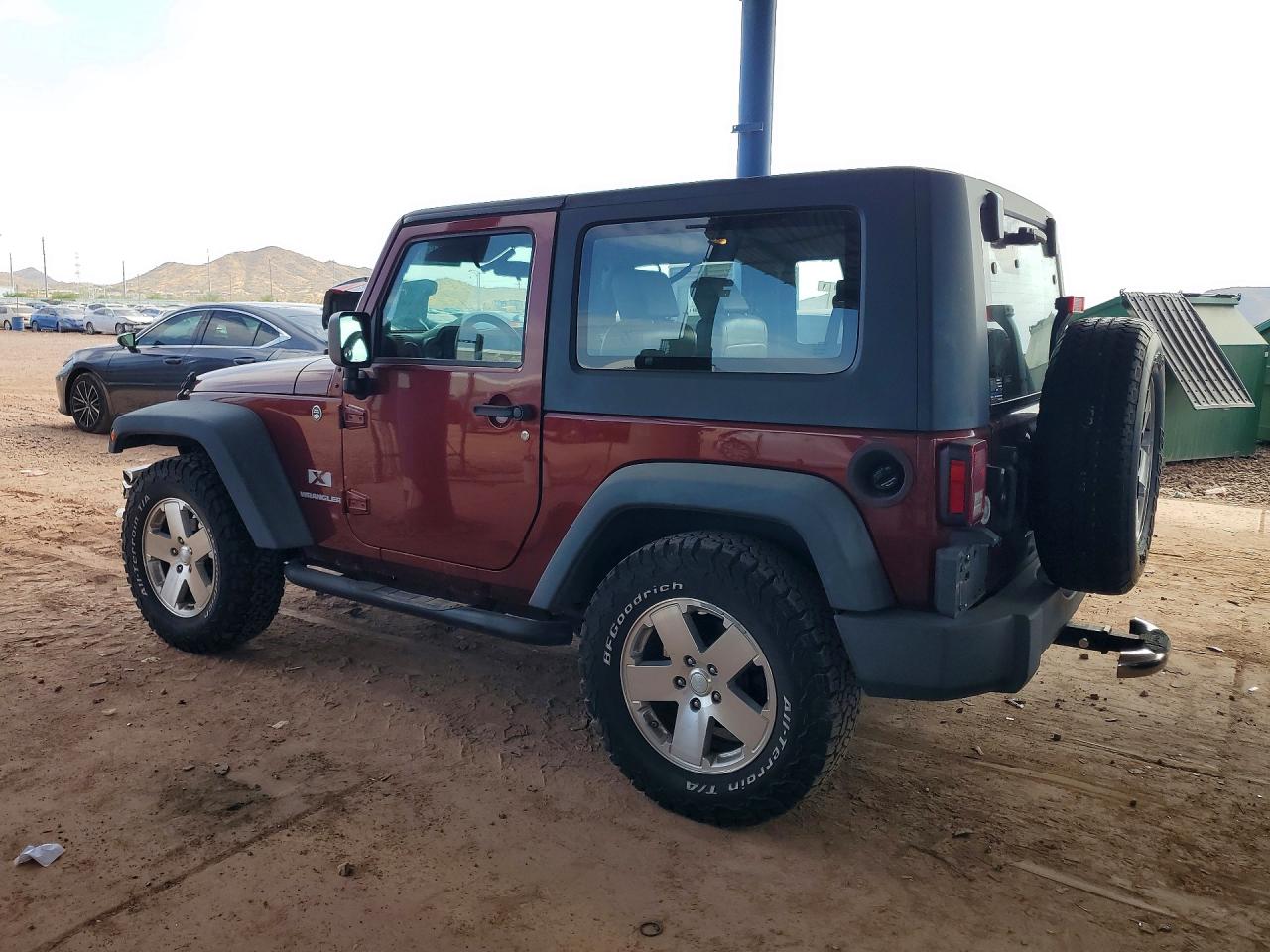 2009 Jeep Wrangler X Бордовый vin: 1J4FA24199L715211