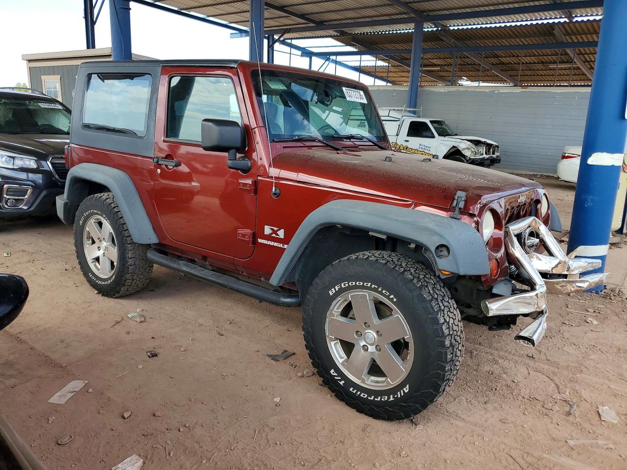 2009 Jeep Wrangler X Бордовый vin: 1J4FA24199L715211
