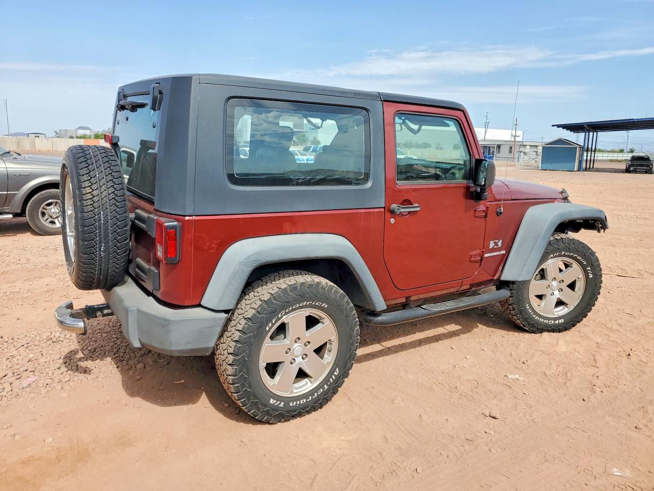 2009 Jeep Wrangler X Бордовый vin: 1J4FA24199L715211