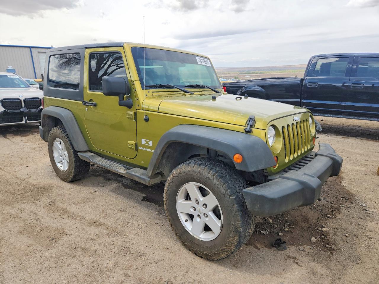2008 Jeep Wrangler X Green vin: 1J4FA241X8L543219