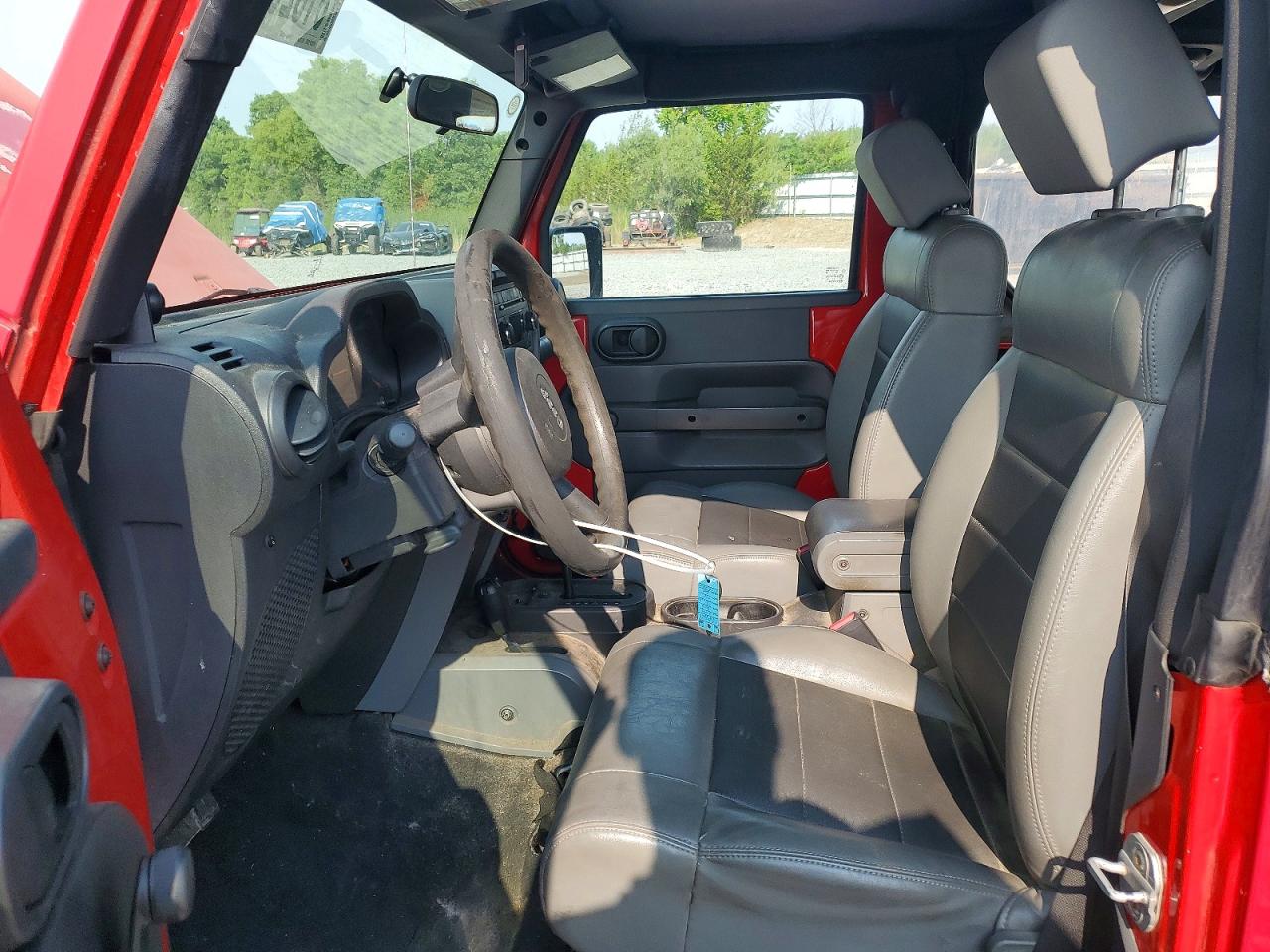 2008 Jeep Wrangler X Red vin: 1J4FA241X8L556553