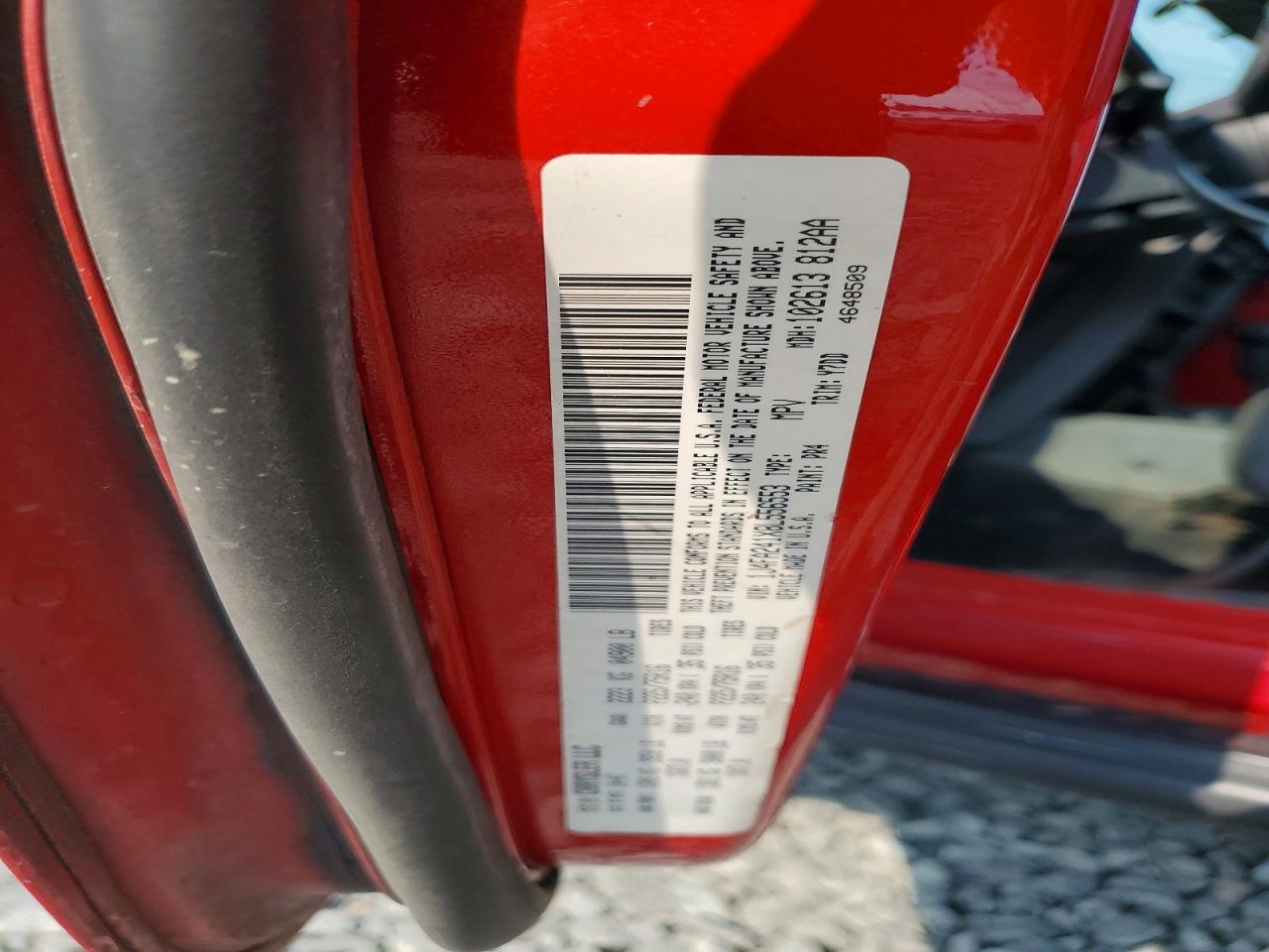 2008 Jeep Wrangler X Red vin: 1J4FA241X8L556553