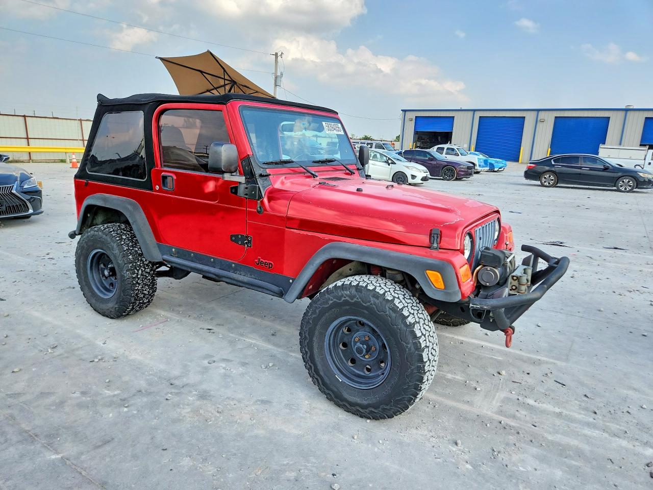 2003 Jeep Wrangler / Tj Se Red vin: 1J4FA29103P304952