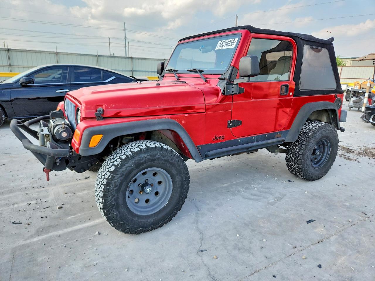 2003 Jeep Wrangler / Tj Se Red vin: 1J4FA29103P304952