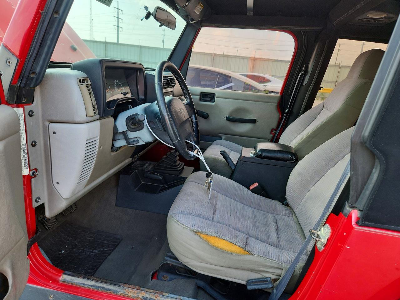 2003 Jeep Wrangler / Tj Se Red vin: 1J4FA29103P304952