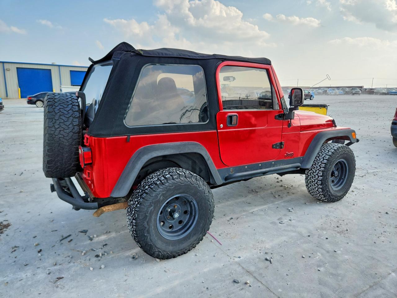 2003 Jeep Wrangler / Tj Se Red vin: 1J4FA29103P304952