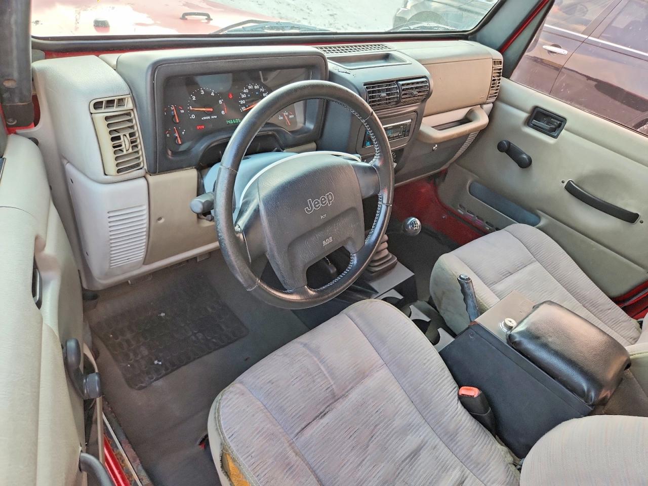 2003 Jeep Wrangler / Tj Se Red vin: 1J4FA29103P304952