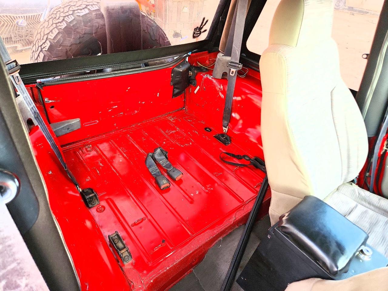 2003 Jeep Wrangler / Tj Se Red vin: 1J4FA29103P304952