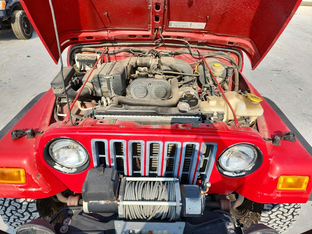 2003 Jeep Wrangler / Tj Se Red vin: 1J4FA29103P304952