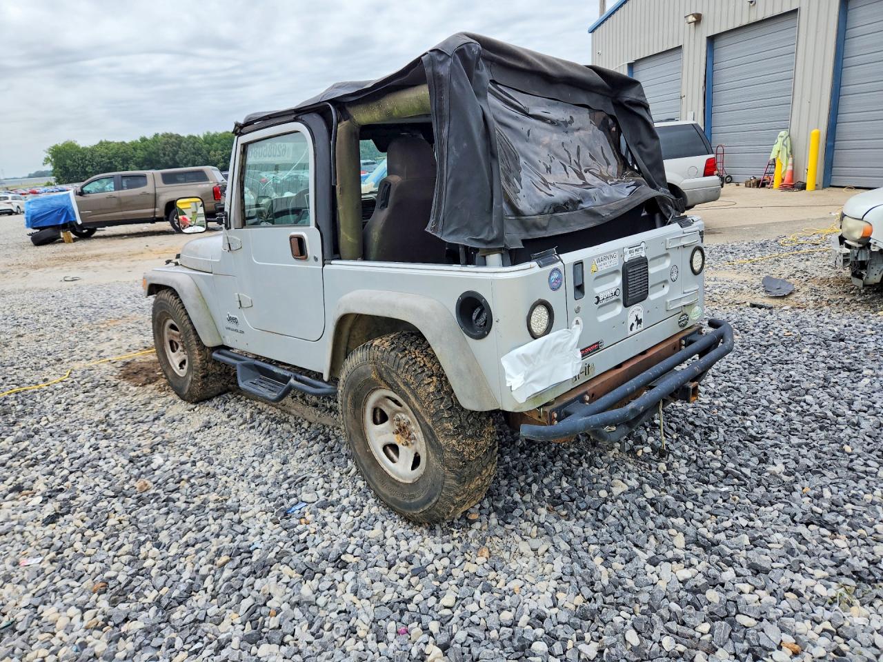 2003 Jeep Wrangler / Tj Se Gray vin: 1J4FA29103P313120