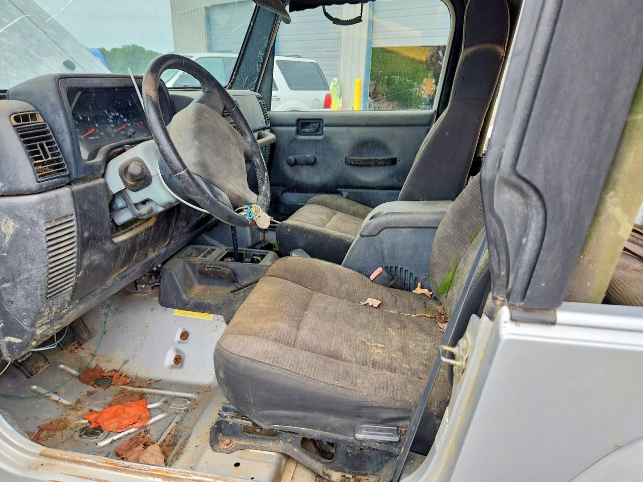 2003 Jeep Wrangler / Tj Se Gray vin: 1J4FA29103P313120
