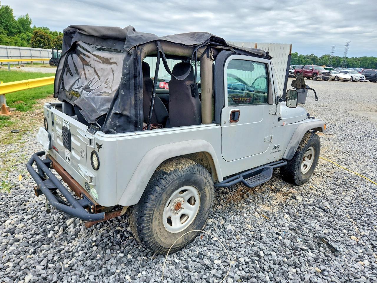 2003 Jeep Wrangler / Tj Se Gray vin: 1J4FA29103P313120