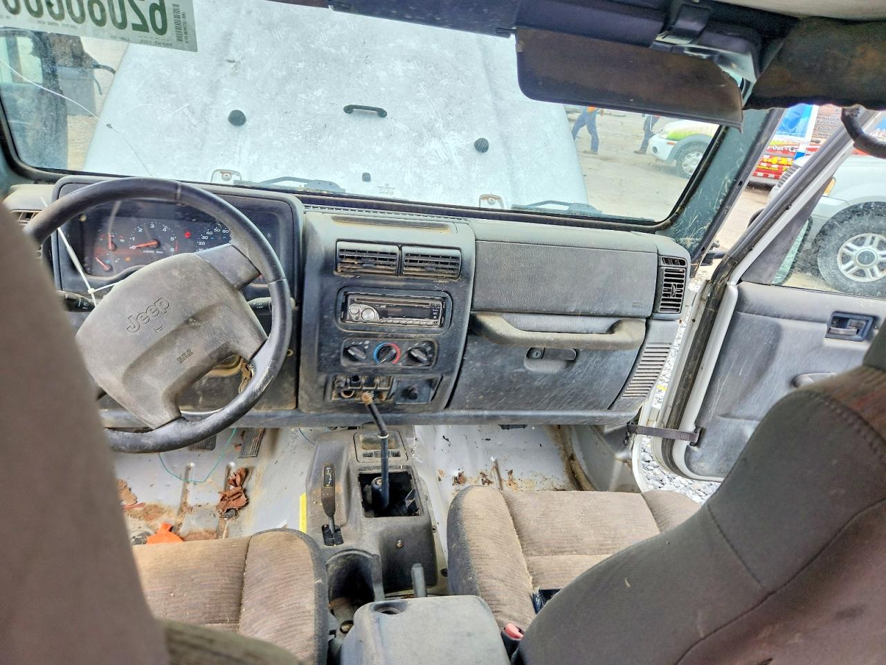 2003 Jeep Wrangler / Tj Se Gray vin: 1J4FA29103P313120