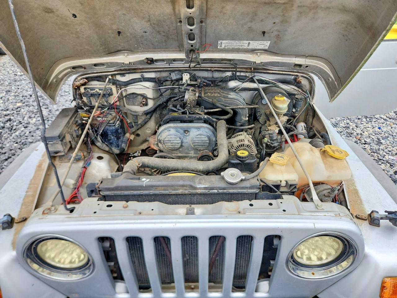 2003 Jeep Wrangler / Tj Se Gray vin: 1J4FA29103P313120