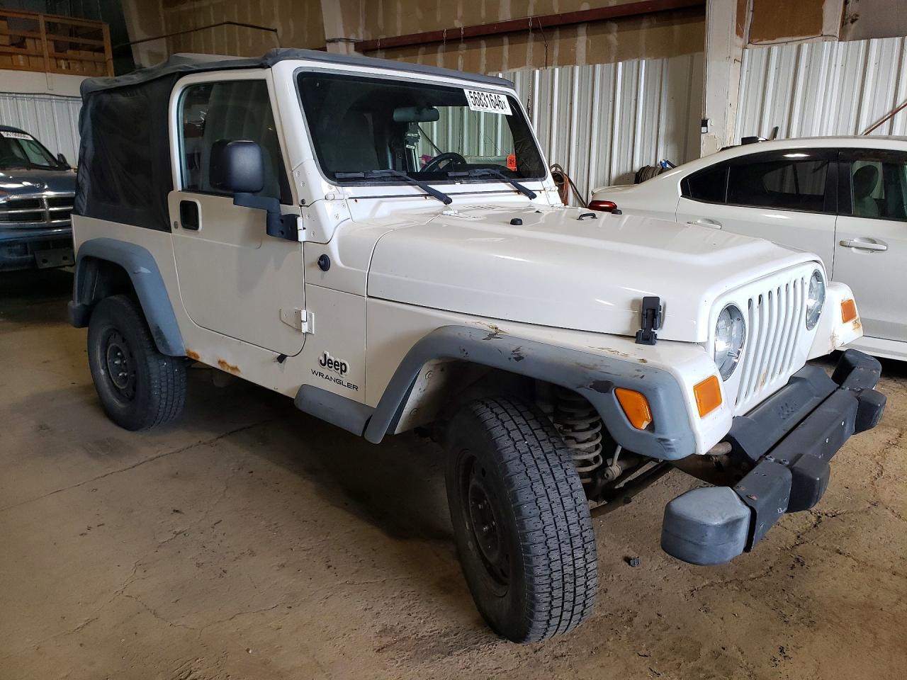 2004 Jeep Wrangler White vin: 1J4FA29104P787120