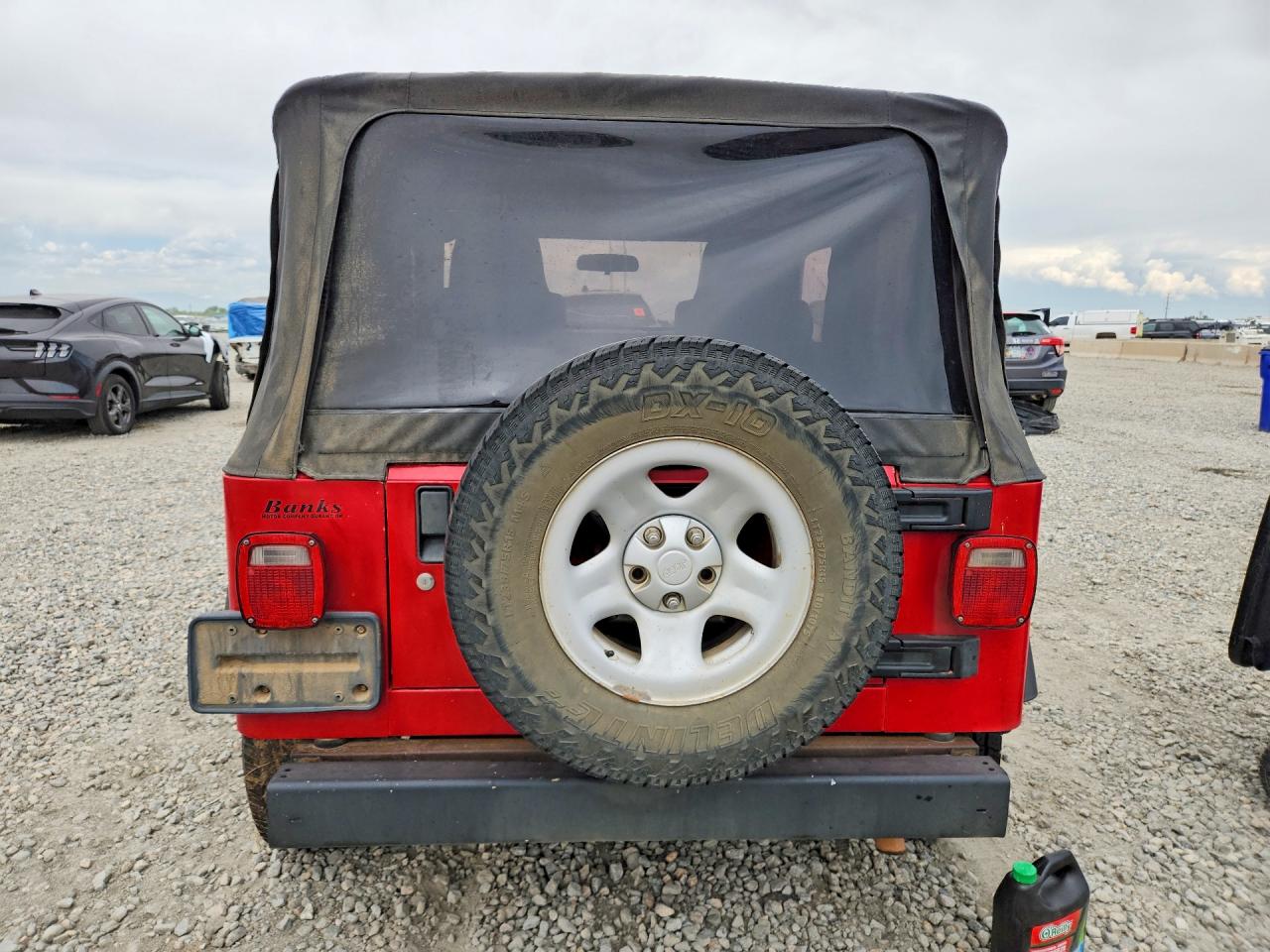 2006 Jeep Wrangler / Tj Se Red vin: 1J4FA29106P754153