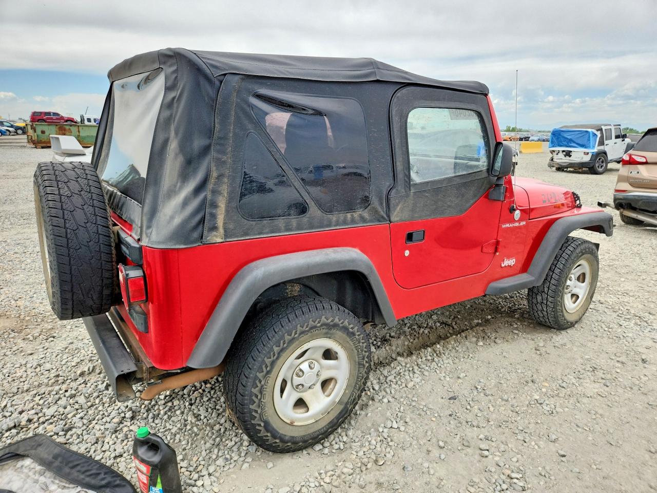 2006 Jeep Wrangler / Tj Se Red vin: 1J4FA29106P754153