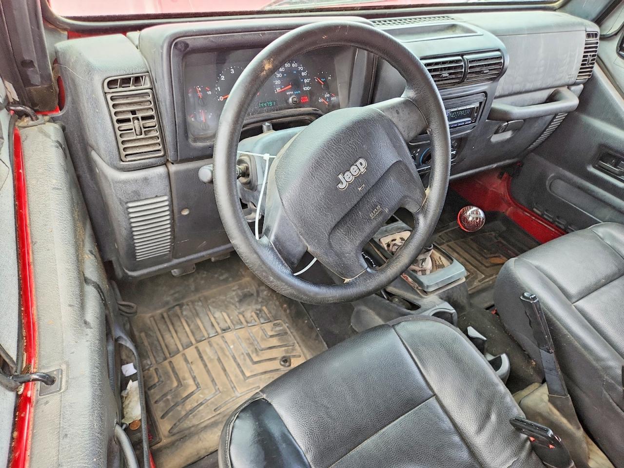 2006 Jeep Wrangler / Tj Se Red vin: 1J4FA29106P754153