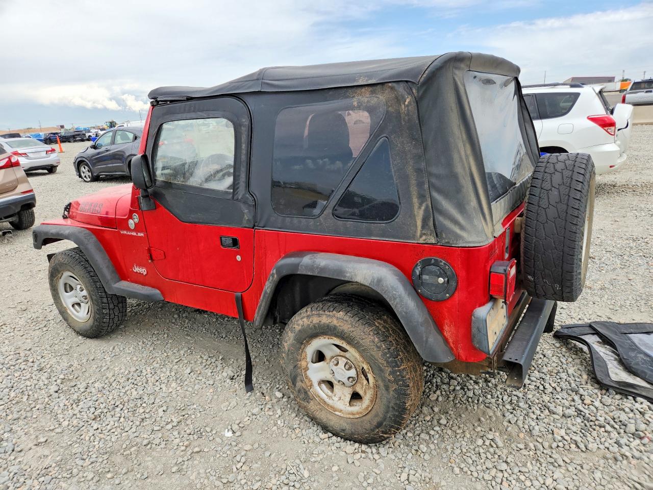 2006 Jeep Wrangler / Tj Se Red vin: 1J4FA29106P754153