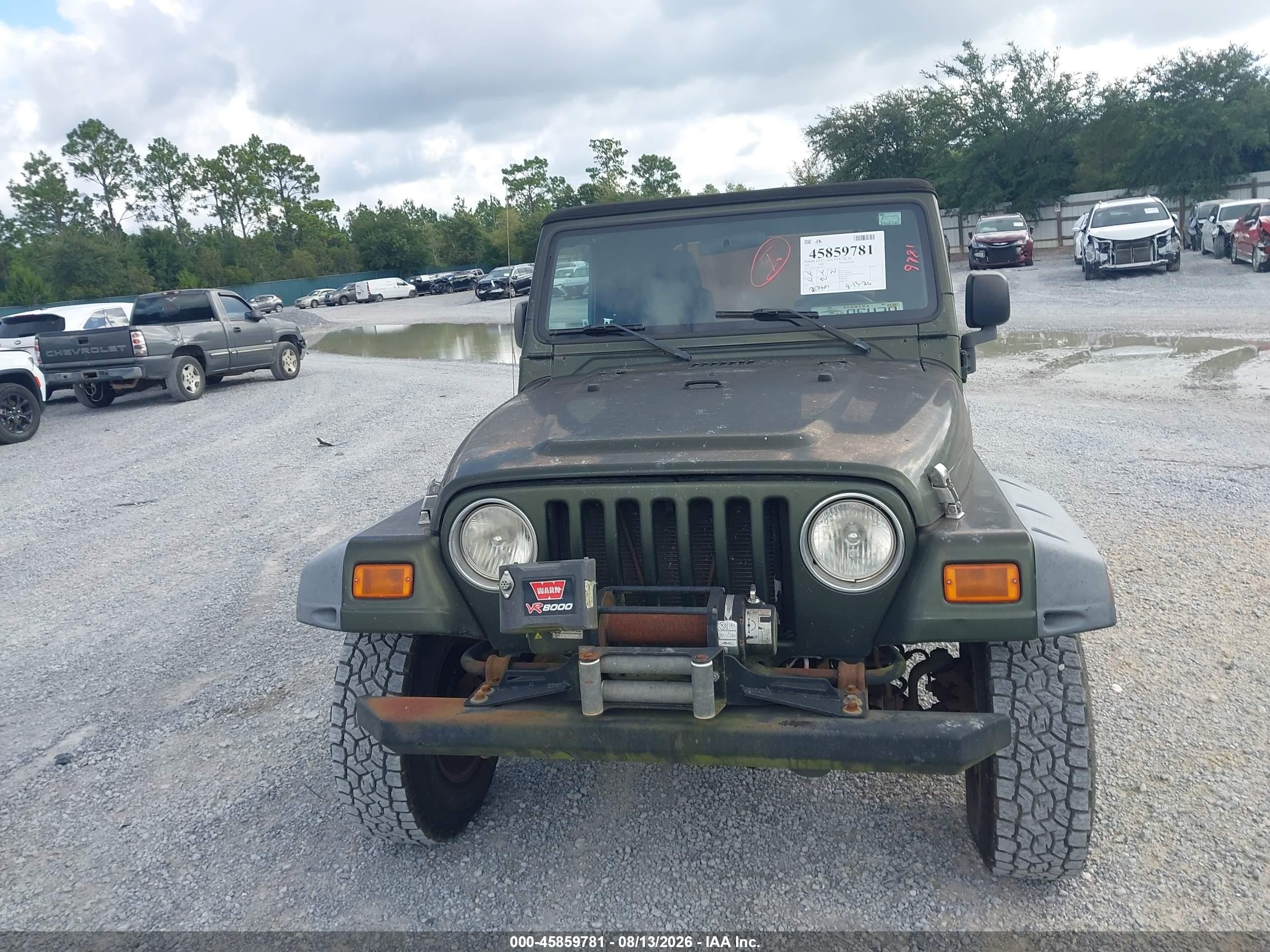 2006 Jeep Wrangler Se Green vin: 1J4FA29106P754573