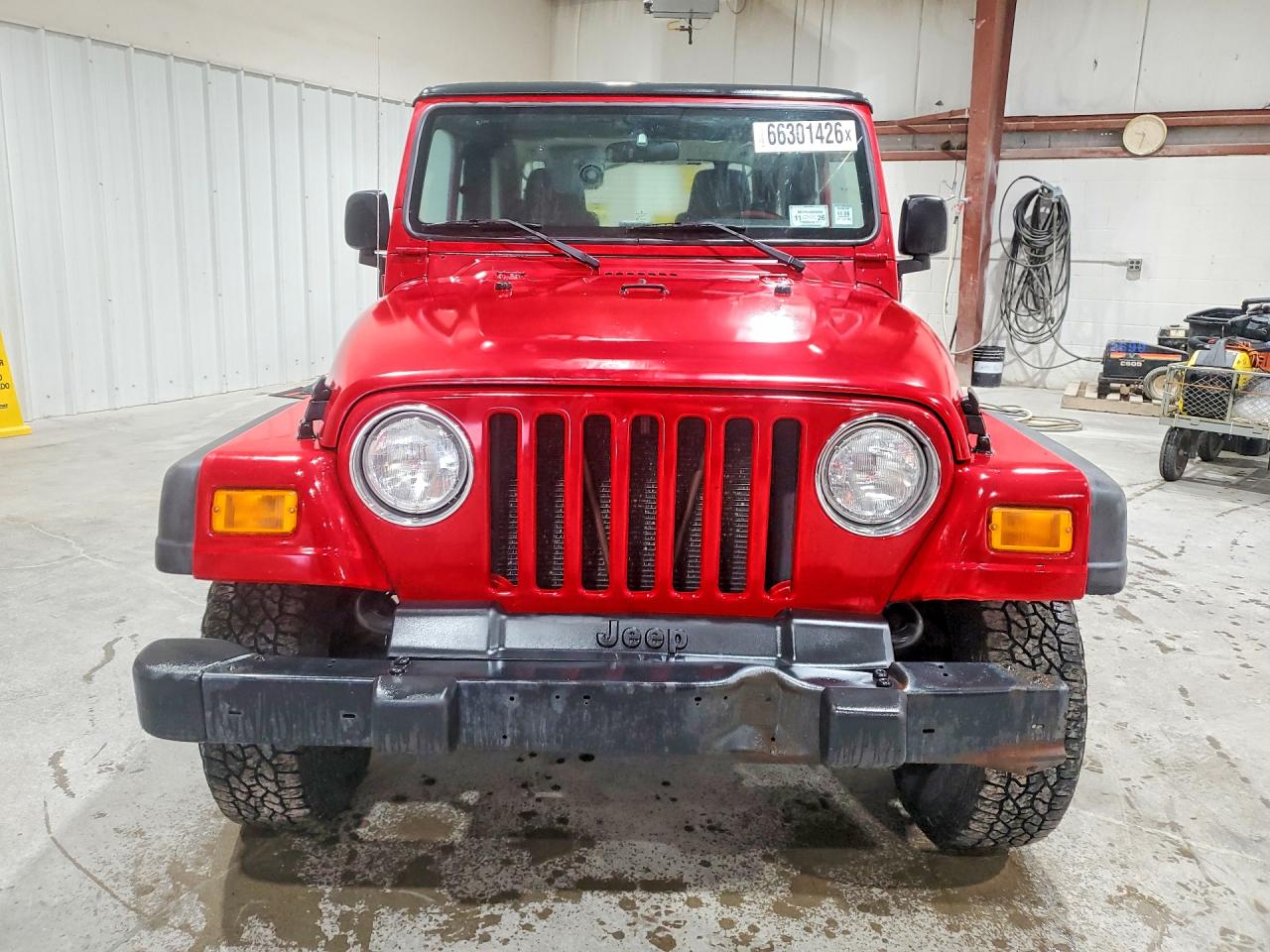 2003 Jeep Wrangler / Tj Se Красный vin: 1J4FA29113P369177