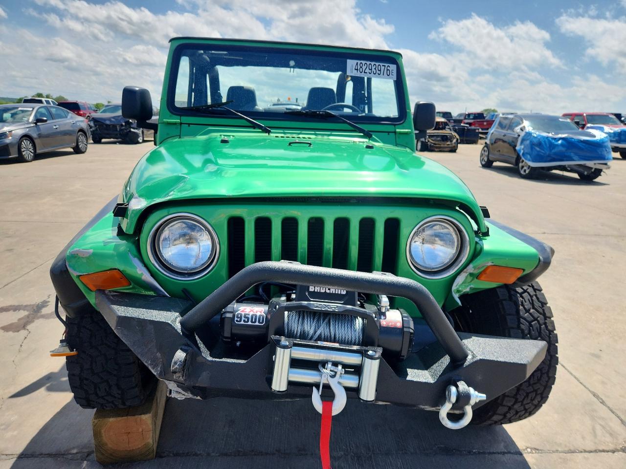 2004 Jeep Wrangler / Tj Se Green vin: 1J4FA29124P731826