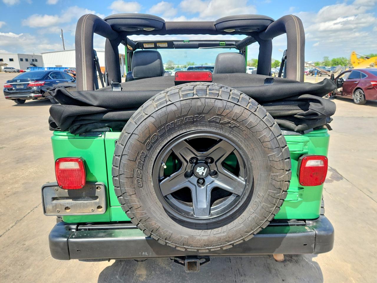 2004 Jeep Wrangler / Tj Se Green vin: 1J4FA29124P731826