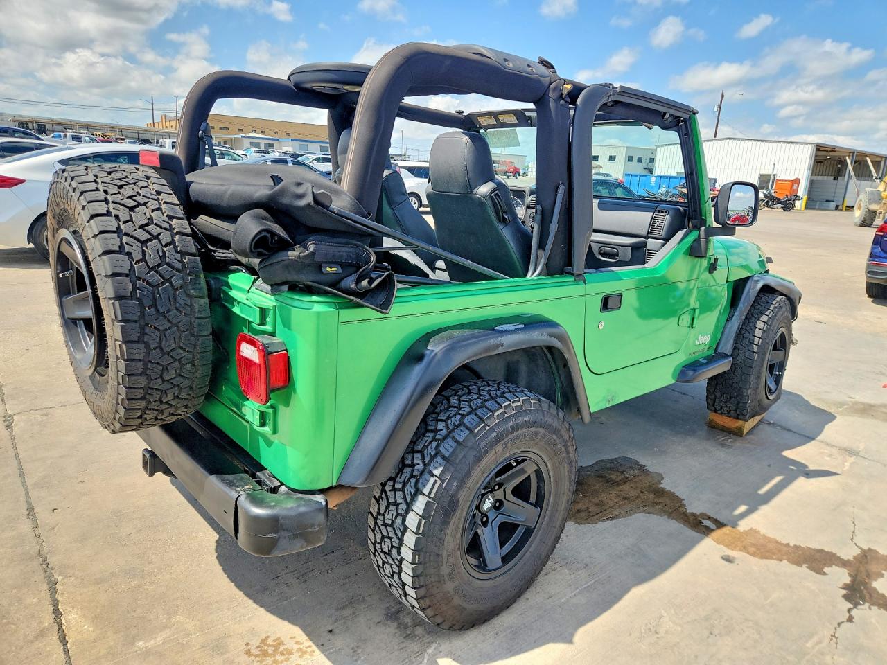 2004 Jeep Wrangler / Tj Se Green vin: 1J4FA29124P731826