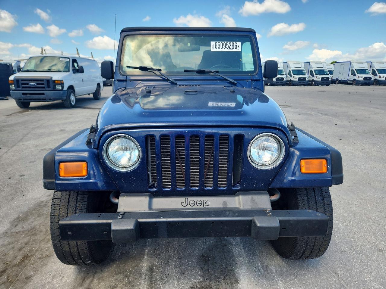 2006 Jeep Wrangler / Tj Se Синий vin: 1J4FA29126P767065