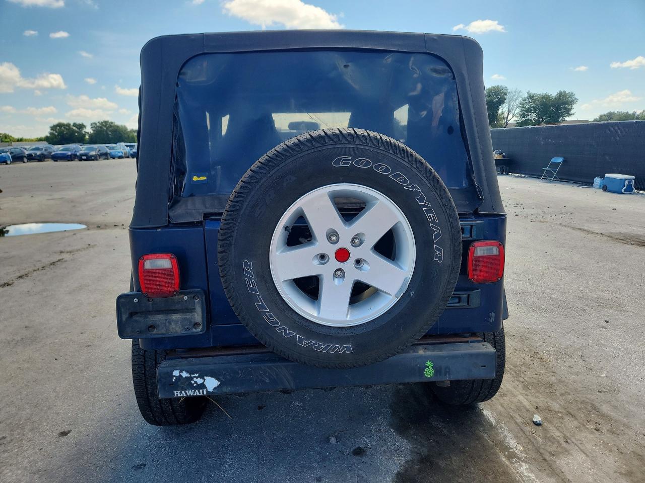 2006 Jeep Wrangler / Tj Se Синий vin: 1J4FA29126P767065