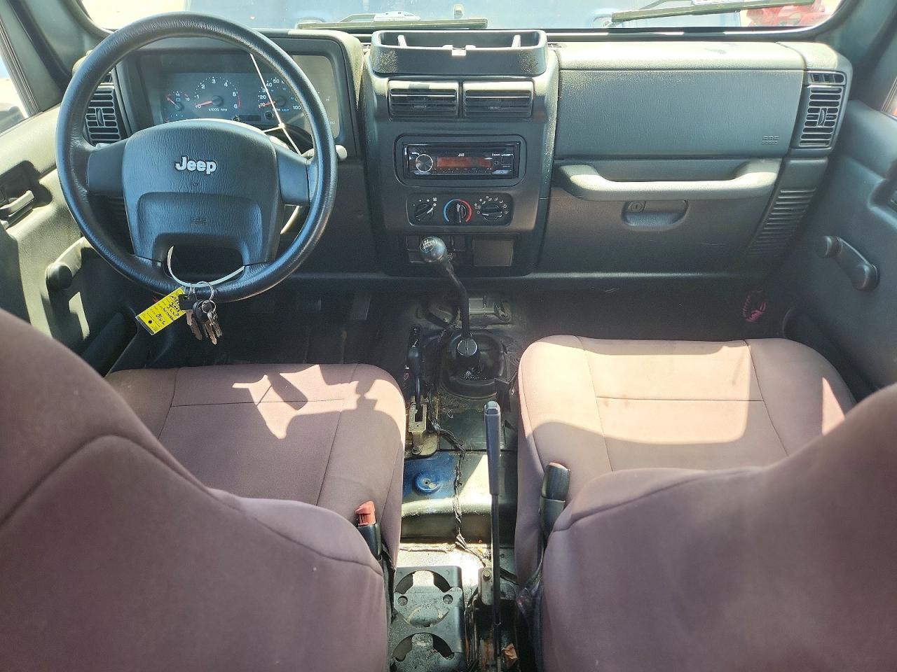 2006 Jeep Wrangler / Tj Se Синий vin: 1J4FA29126P767065