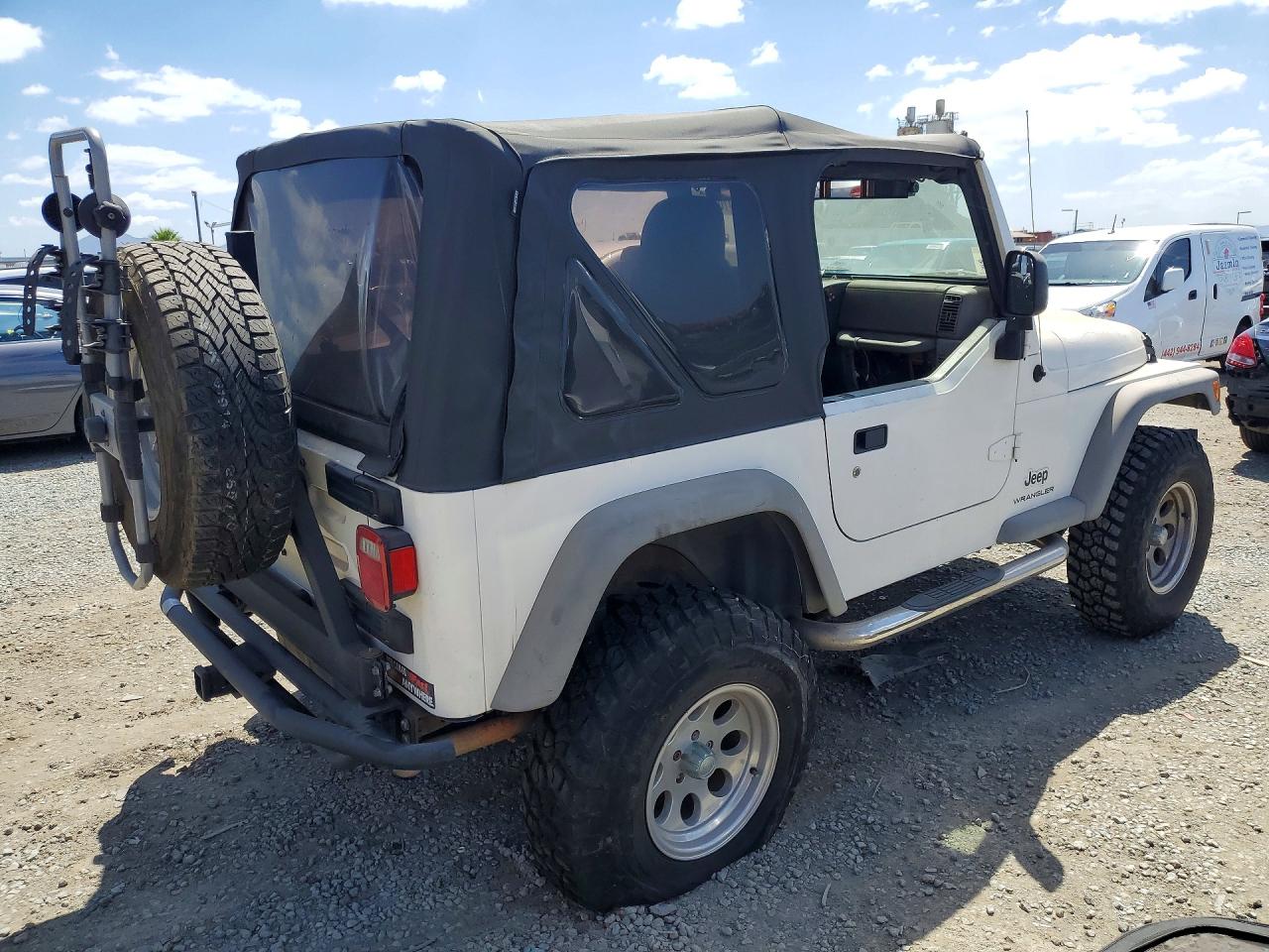 2006 Jeep Wrangler / Tj Se White vin: 1J4FA29146P771733