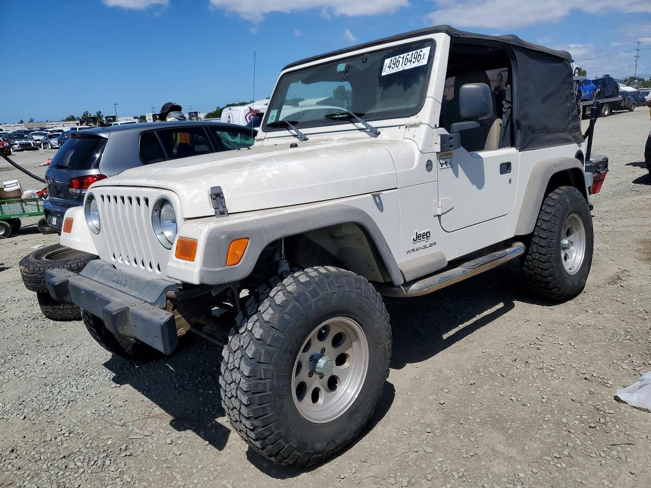 2006 Jeep Wrangler / Tj Se White vin: 1J4FA29146P771733