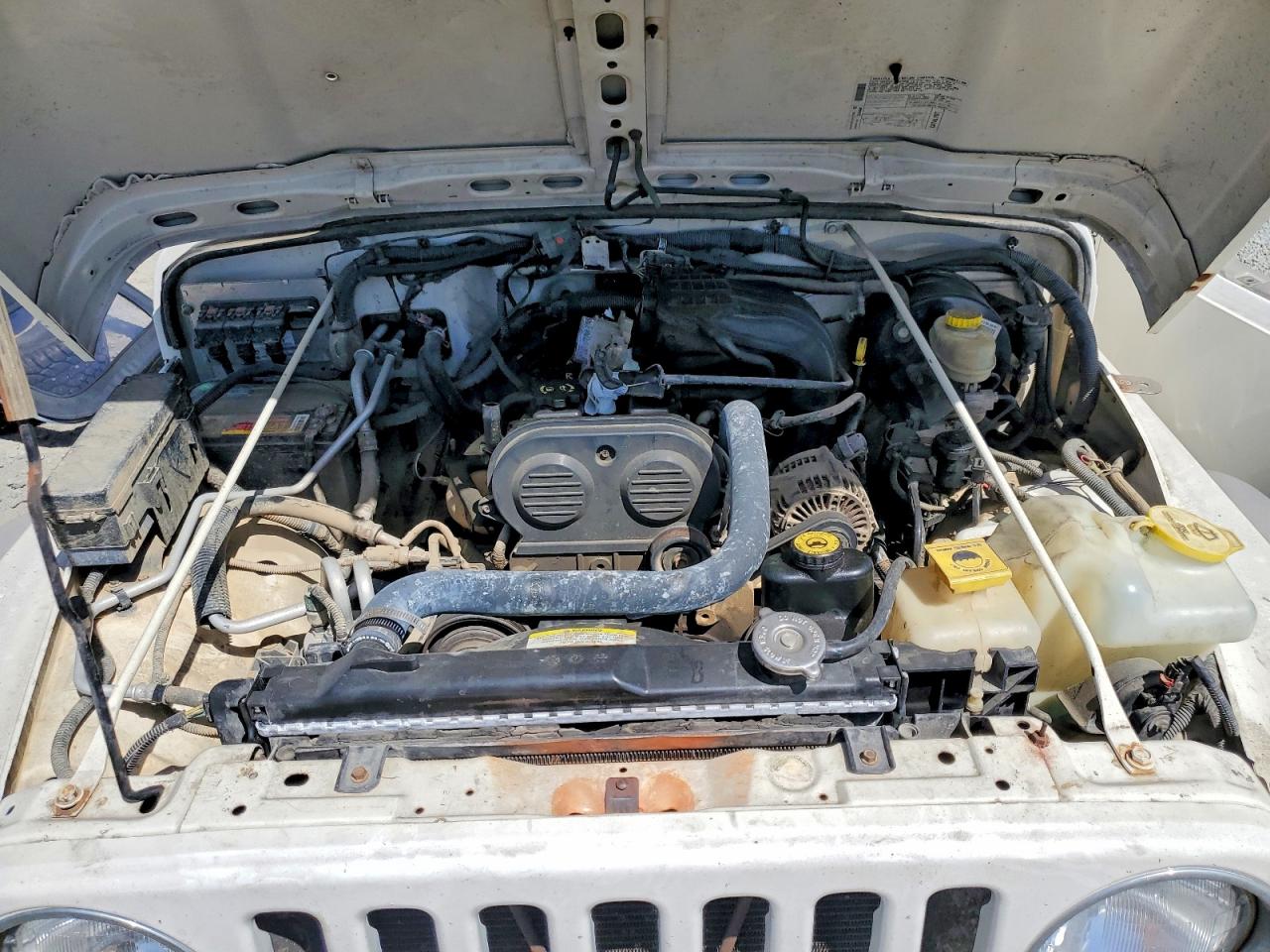 2006 Jeep Wrangler / Tj Se White vin: 1J4FA29146P771733