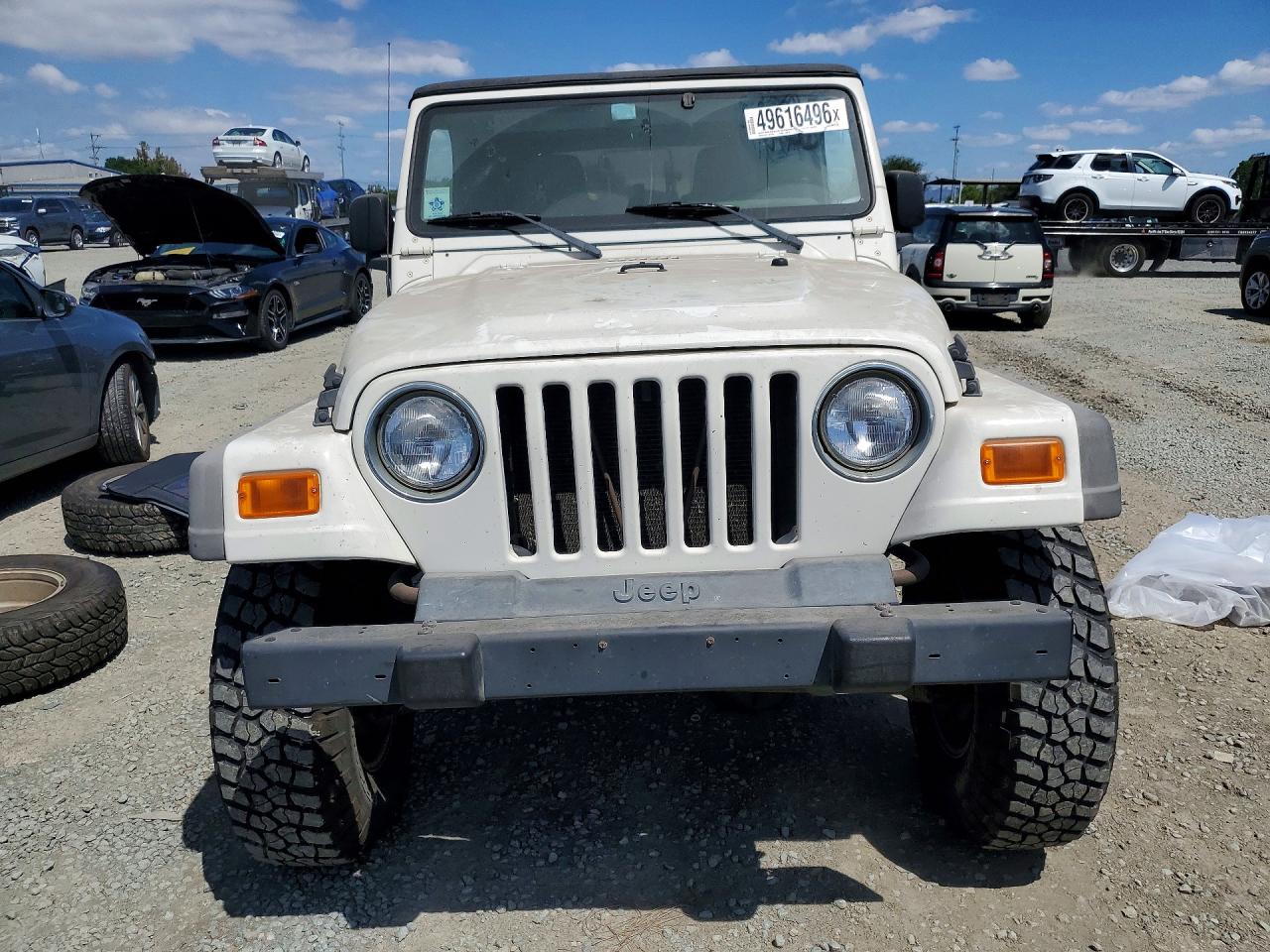 2006 Jeep Wrangler / Tj Se White vin: 1J4FA29146P771733