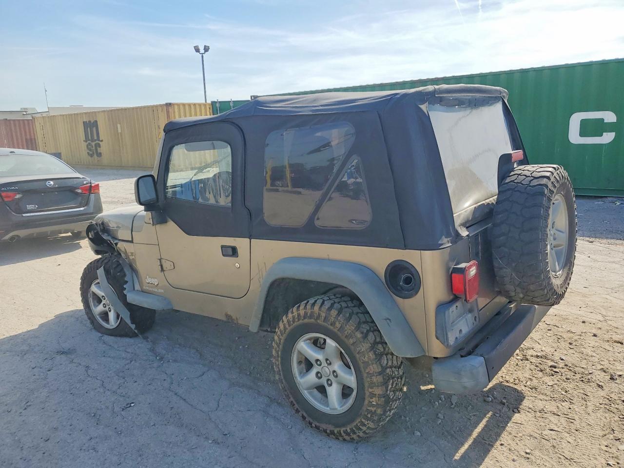 2003 Jeep Wrangler / Tj Se Gold vin: 1J4FA29153P325361