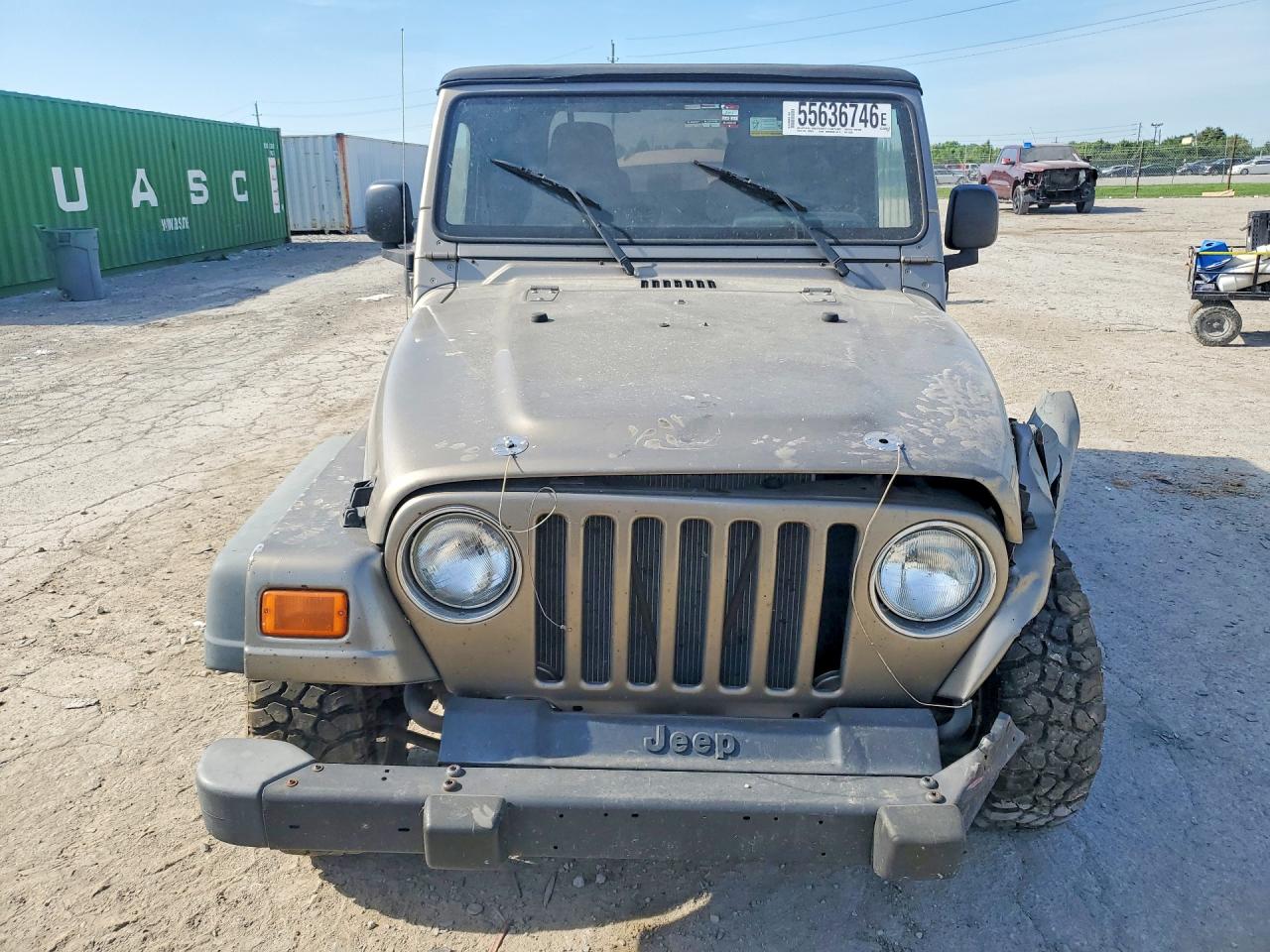 2003 Jeep Wrangler / Tj Se Gold vin: 1J4FA29153P325361