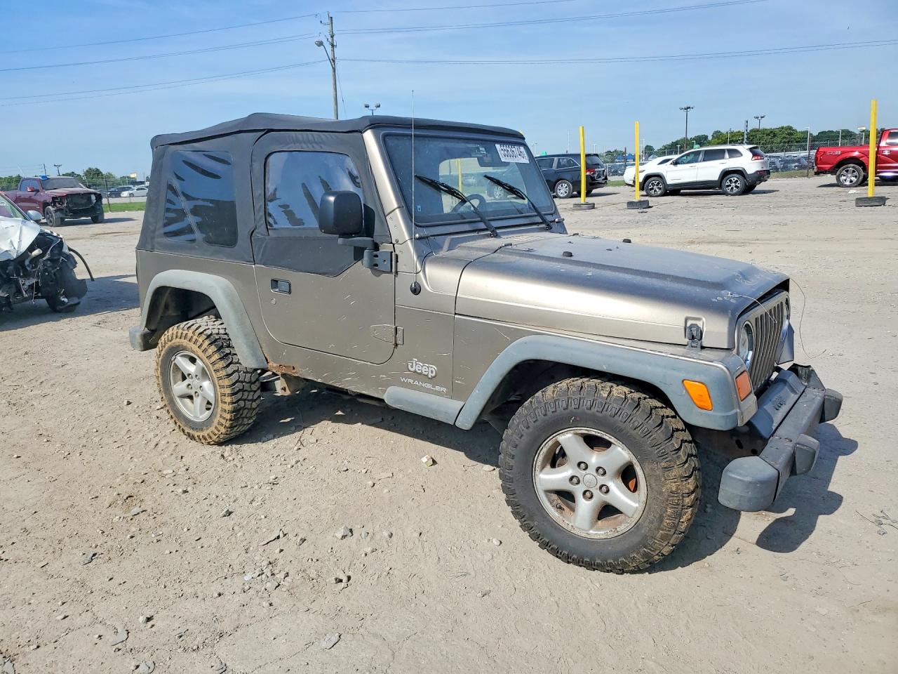 2003 Jeep Wrangler / Tj Se Gold vin: 1J4FA29153P325361