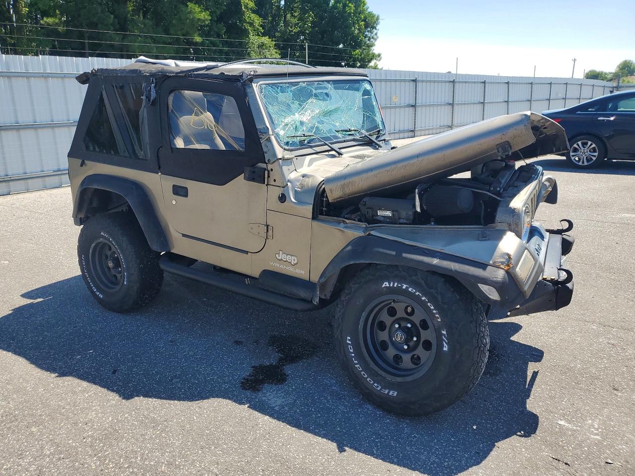 2006 Jeep Wrangler / Tj Se Tan vin: 1J4FA29156P766895