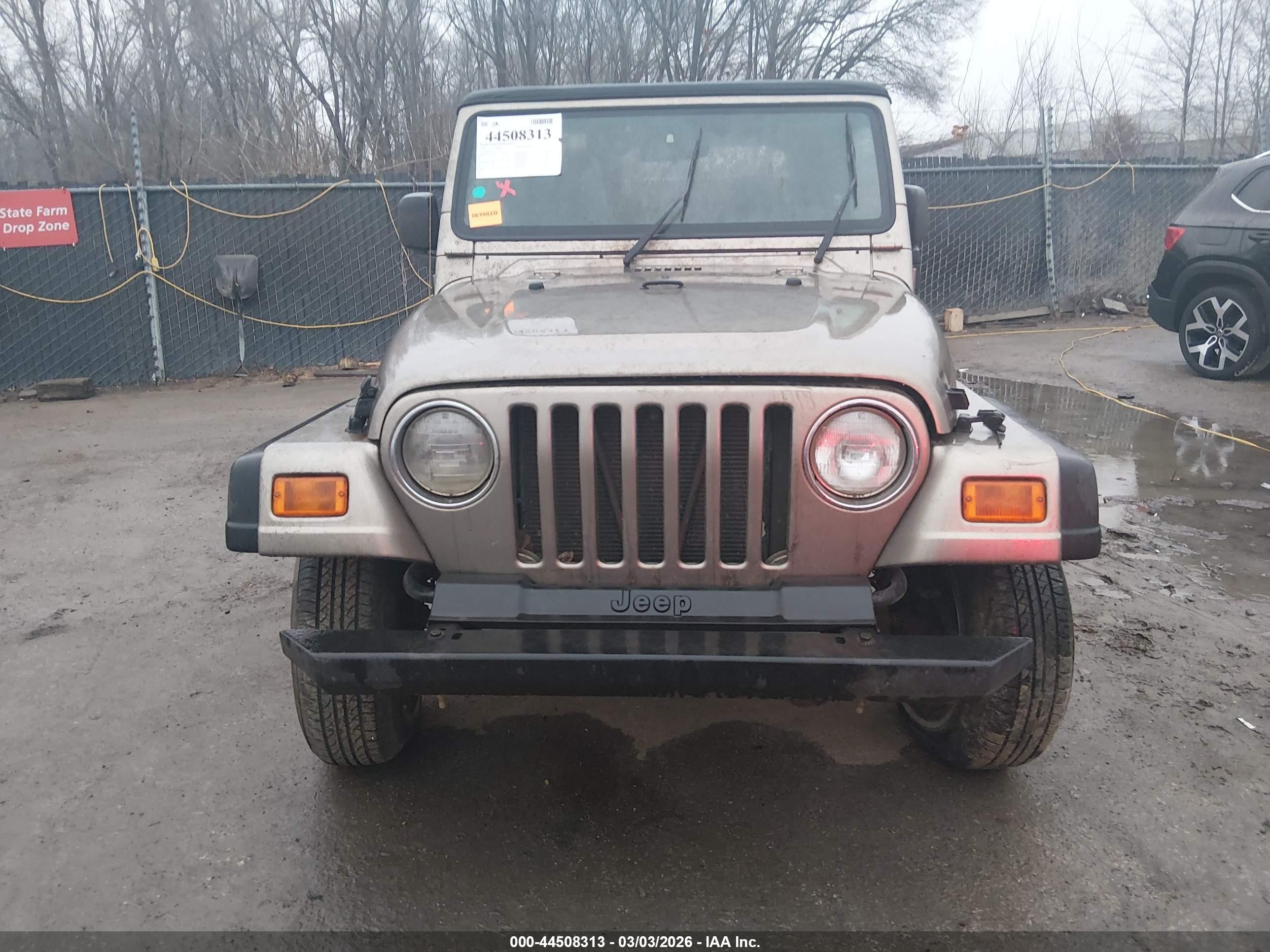 2004 Jeep Wrangler Se Beige vin: 1J4FA29164P721932