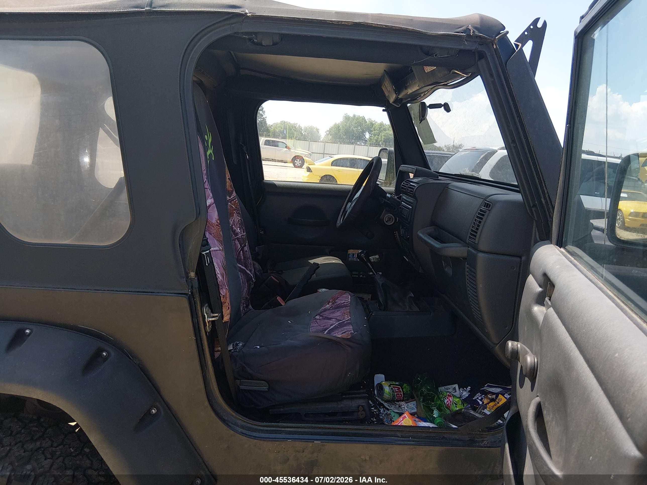 2006 Jeep Wrangler Se Black vin: 1J4FA29166P755422