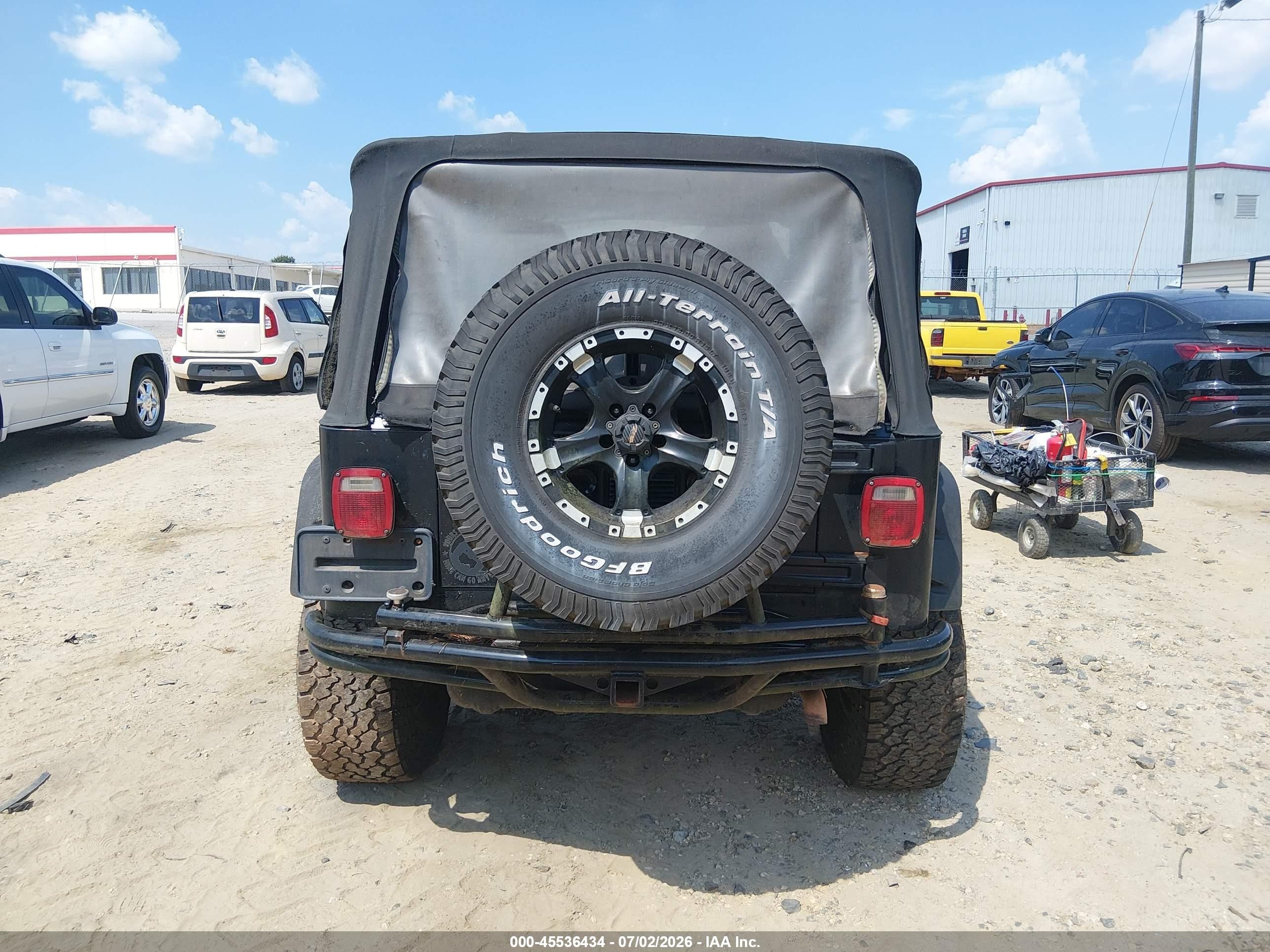 2006 Jeep Wrangler Se Black vin: 1J4FA29166P755422