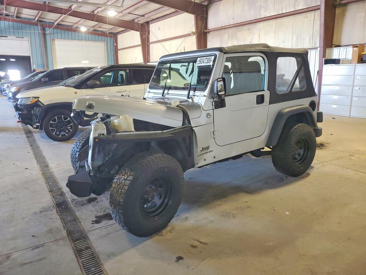 2005 Jeep Wrangler / Tj Se Белый vin: 1J4FA29175P361135